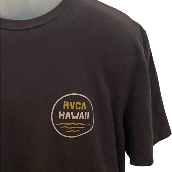 RVCA Hawaii Skate Surf “When In Doubt, Don’t Go Out” Tee Shirt Men XL - Picture 3 of 6